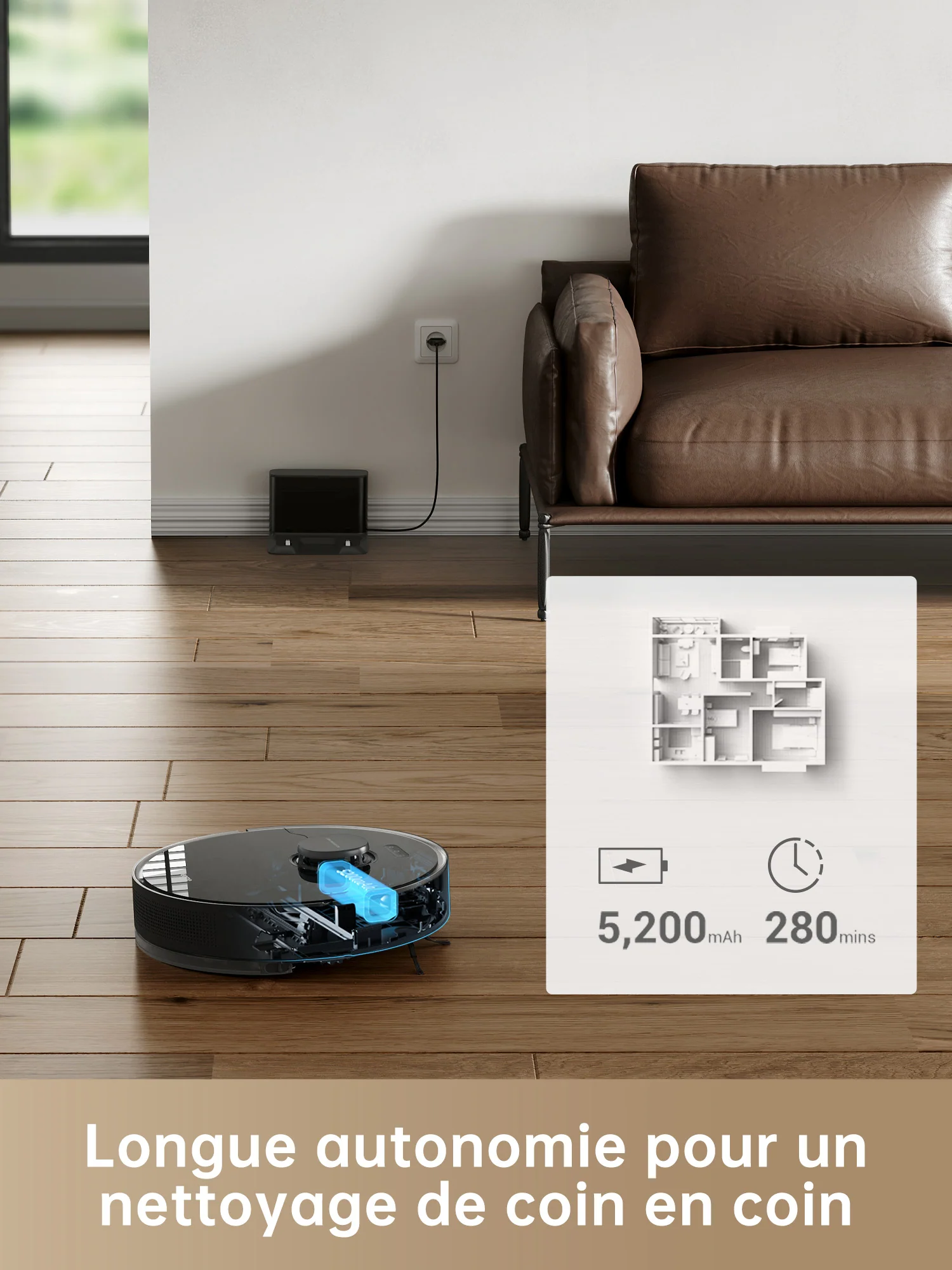 Dreame D10s Pro robot aspirateur avec fonction d'essuyage - Image 4