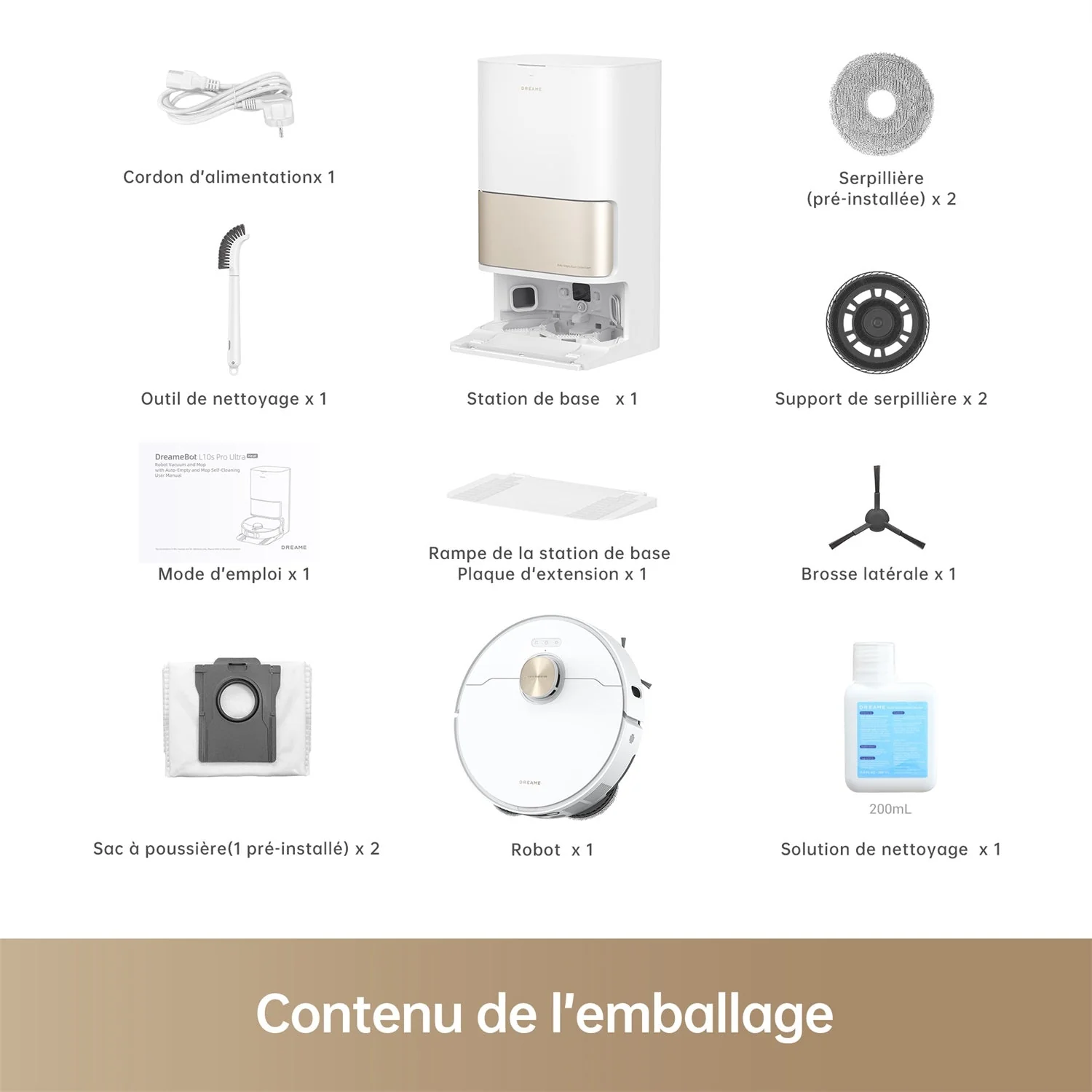 Dreame L10s Pro Ultra Heat Robot Aspirateur Laveur Landing - Image 10