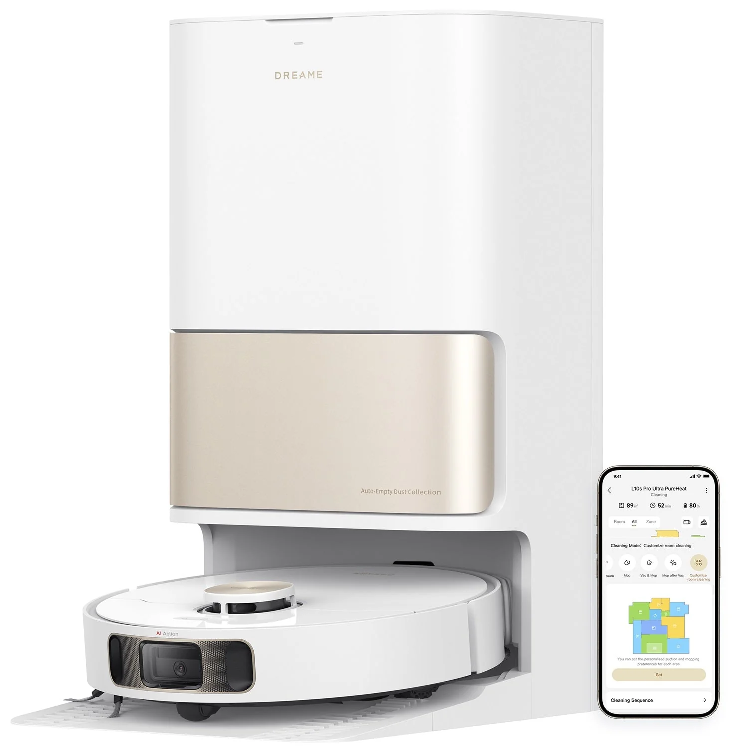 Dreame L10s Pro Ultra Heat Robot Aspirateur Laveur Landing - Image 9