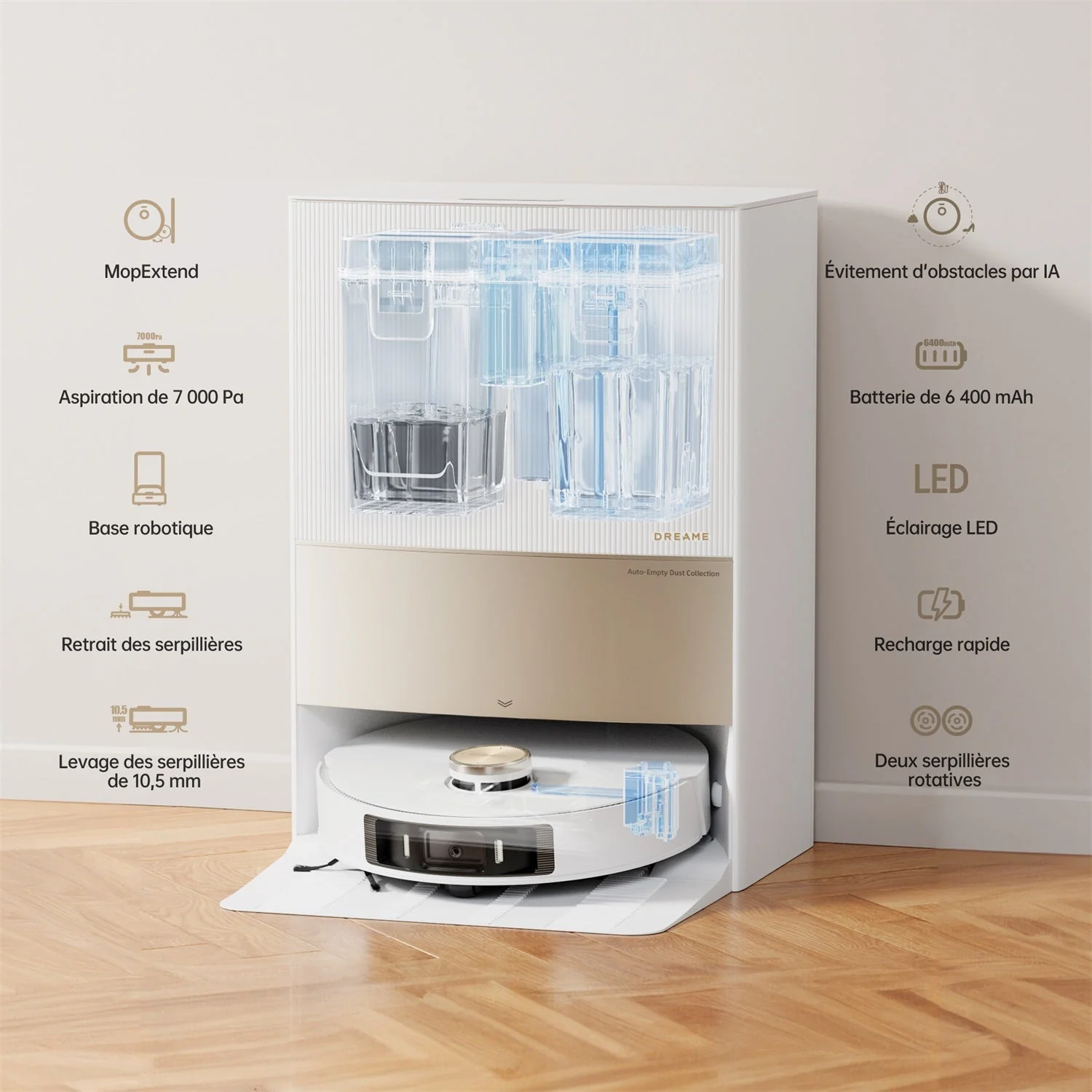 Dreame L20 Ultra Complete Robot Aspirateur Laveur Landing - Image 10