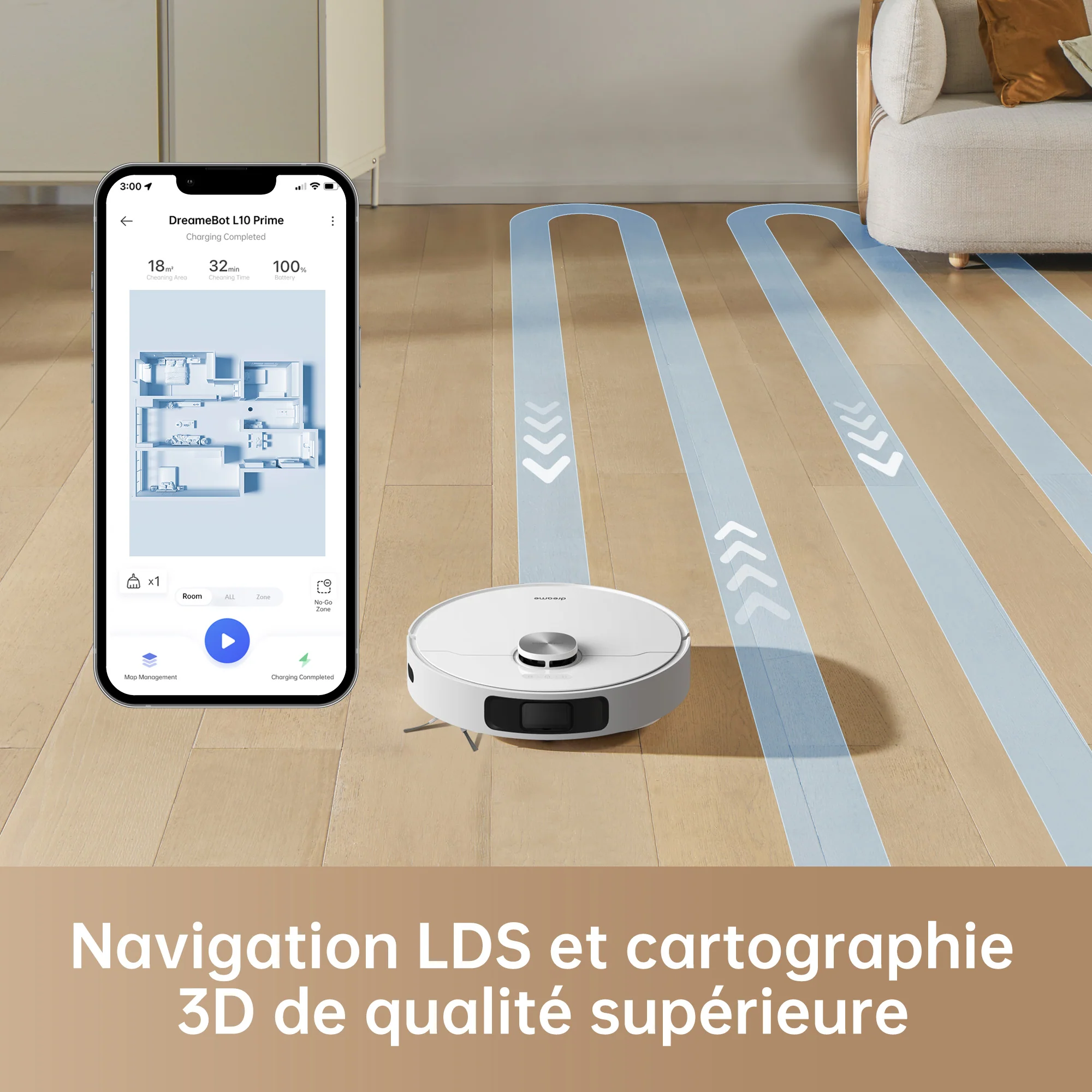Dreame L10 Prime Robot Aspirateur Laveur - Image 7
